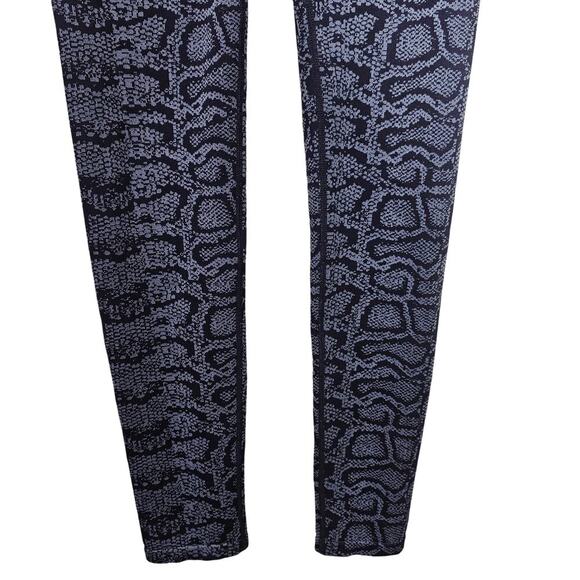 Ryka Blue Snake Print Stretch Seamless Inseam 30" Running Gym Legging size Large - Picture 3 of 9